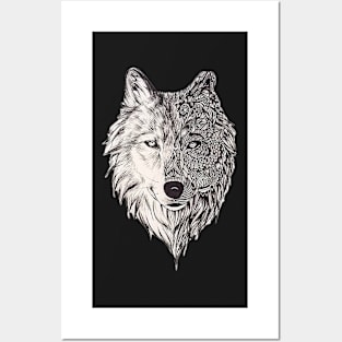 Mandala wolf vol.2 Posters and Art